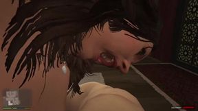 Gta 5: My Milf Stepmother Amanda De Santa Sucked Me Dry And I Made Her Cum Doggy Style! Free Porn