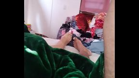 Esposa e eu e nosso quarto