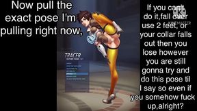 Tracer (overwatch) Femdom Joi (heavy assplay) (heavy b.) (humiliation)(games)(CBT)(pissplay)