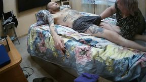 Dirty mom gets off on boy toy's boner &mdash;  feels every squirt