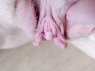 I Pull the Hood off My Love button and Touch It Closeup