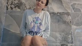 Fart explosion on the toilet.