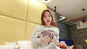 come fuck this horny 18+ teen – watch kamile vixen with small tits rub her tight hairy pussy until she cums for you