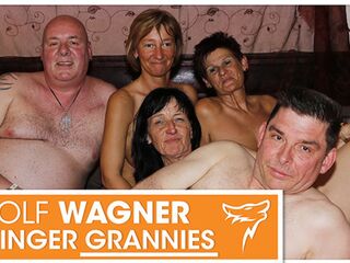 Hawt swinger party with unsightly grannies and grandpas! WOLF WAGNER