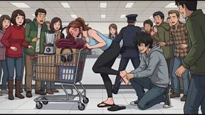 Tickling Confessions #113B: Black Friday Barefoot Blitz (Animated)