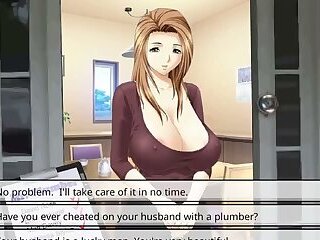 The visit of the plumber. Classic Vintage Hentai
