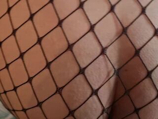 I cummed in my sexy stockinged wife's ass