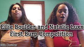 Ellie Boulder and Natalie Luxxurious First Burp Competition 1080