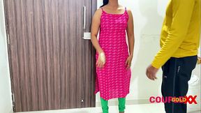 कोमल की नौकरानी ने अपनी लड़की को कम भेज दिया, घर के मालिक ने कुंवारी को बताया कि वह जाने वाली है