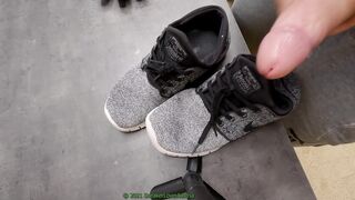 Fondling my manmeat on nike janoski max