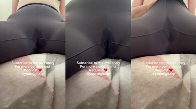Cum Dripping Hands Free Multiple Pussy Rubbing Orgasm in Yoga Pants