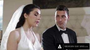 MODERN-DAY SINS - Groomsman ASSFUCKS Italian Bride Valentina Nappi On Wedding Day   REMOTE BUTT PLUG