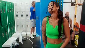 Ryan Reid In Creeping In Locker Room Anal