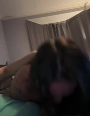 Sucking his dick in the Livingroom