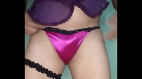Modelando braga satinada rosita croosdresing