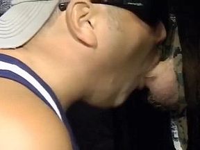 Navy guy at gloryhole