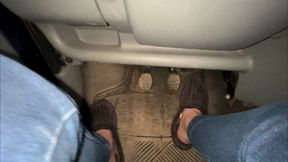 First time behind the wheel in fuzzy flip-flops, acceleration and epic blackout