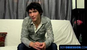 BoyObsession.com - Josh Bensan's twink interview and dick wanking session