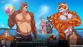 Car Toon In (gay) Big Beach Bodies! Furry Shades Of Gay 2 W/hentaigayming