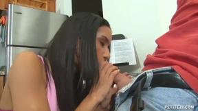 ”Naughty Teen Trades Muff for Lessons”