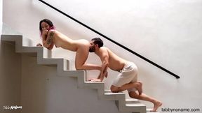 Tabby NoName goes wild on vacation with her man & gets a creampie in her pussy