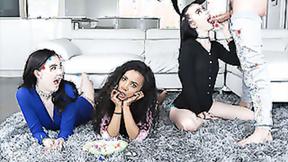 ”Movie Night - Demi Sutra, Megan Winters, Bambi Black”