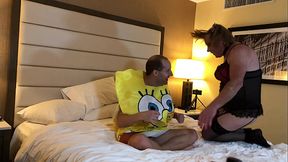 Spongebob Fucks a Hot MILF Trans Woman