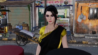 Hot Meena Bhabhi got fucked by a stranger in the jungle