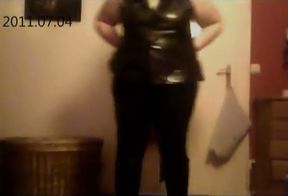 Leder Dress