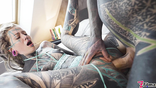 Tat Chick Anuskatzz Get Boinked Testicles Deep In Her Culo