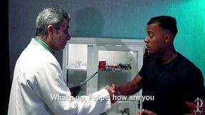 profanus clinic episodes 3 and 4 (preview) the doctor milks maloka and then the nurse caught them in the act and had sex with the doctor too