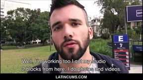 Gay Producer’s POV: Straight Latino Boy 18+ Gets Paid for Steamy First–Time Anal Encounter