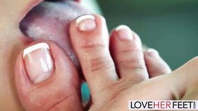”Joi Foot Tease With Brunette Girl Aubree Valentine”