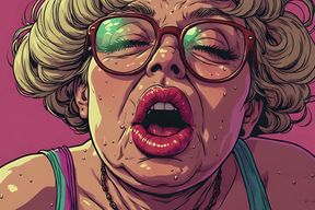 Mature Orgasm Face Art