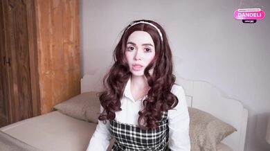 Haunted doll gets facial then doggystyle hard fuck