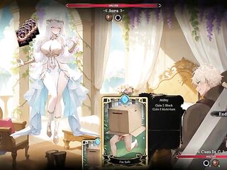 Aura 2 Lust of the Gods [ Hentai Game ] Ep.1 Stripping SEX battle with my BITCH GODDESS WIFE !