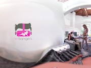VR Bangers - [360°VR] DILLION HARPER and PRISTINE EDGE in hot FOURSOME