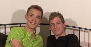 Sexy boys go full mode with their amateur webcam ass duo
