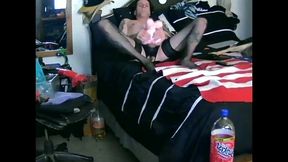 izamaeyouno - update #14 - sissy cd and his mini sex doll -