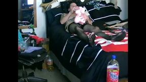 izamaeyouno - update #14 - sissy cd and his mini sex doll -