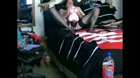 izamaeyouno - update #14 - sissy cd and his mini sex doll -