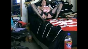 izamaeyouno - update #14 - sissy cd and his mini sex doll -