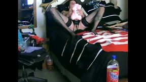 izamaeyouno - update #14 - sissy cd and his mini sex doll -