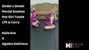 sindel v sindel mortal kombat hot girl tussle lift & carry
