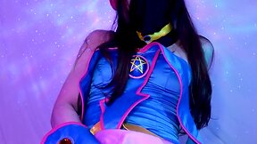 Magical anal adventure with a dildo: dark magicians playtime