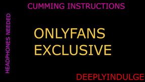 Nasty slave girl cums punishing with audio roleplay