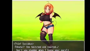 Succubus Tempts Naughty Brat with Fiery Footjob in Alfheims Forbidden Tower
