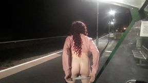 Stripping at the train station