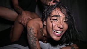 Intensive fuck with stunning Latina babe cumming on her sexy face