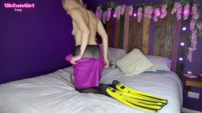 Snorkel Gear Play & Pantyhose After Date Night